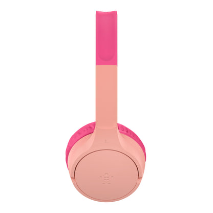 Belkin SoundForm Mini Wireless Over-Ear Headset for Kids - Pink - Refurbished