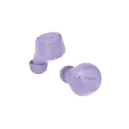 Belkin SoundForm Bolt True Bluetooth Wireless Earbuds - Lavender - Refurbished