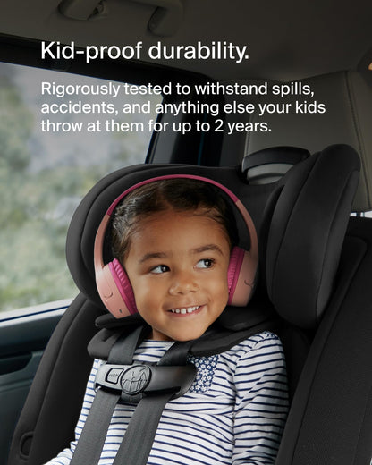 Belkin SoundForm Mini Wireless Over-Ear Headset for Kids - Pink - Refurbished