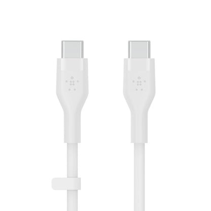 Belkin BoostCharge Flex USB-C - 2m Silicone Cable - White - Refurbished