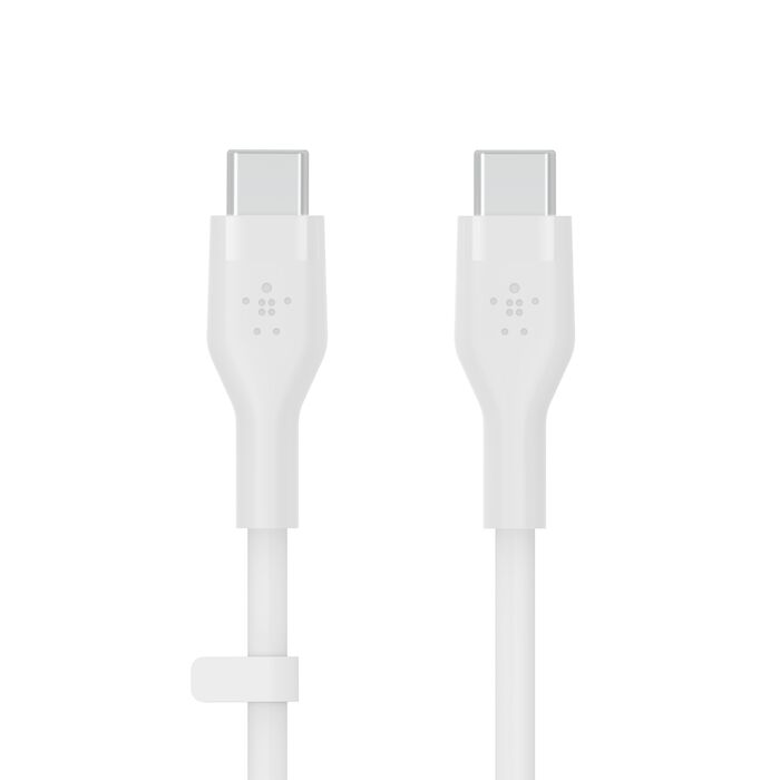 Belkin BoostCharge Flex USB-C - 2m Silicone Cable - White - Refurbished