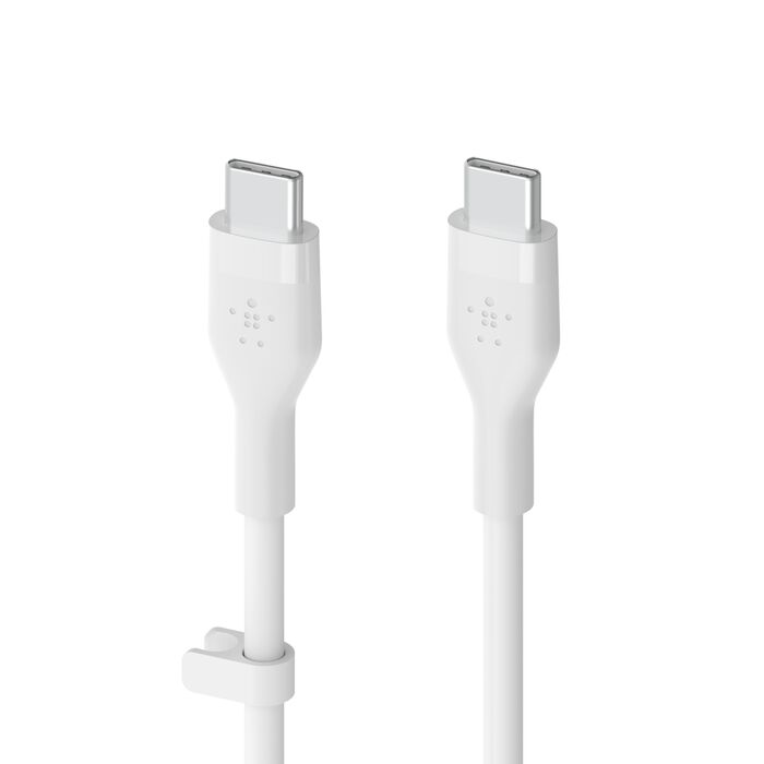 Belkin BoostCharge Flex USB-C - 2m Silicone Cable - White - Refurbished