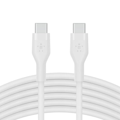 Belkin BoostCharge Flex USB-C - 2m Silicone Cable - White - Refurbished