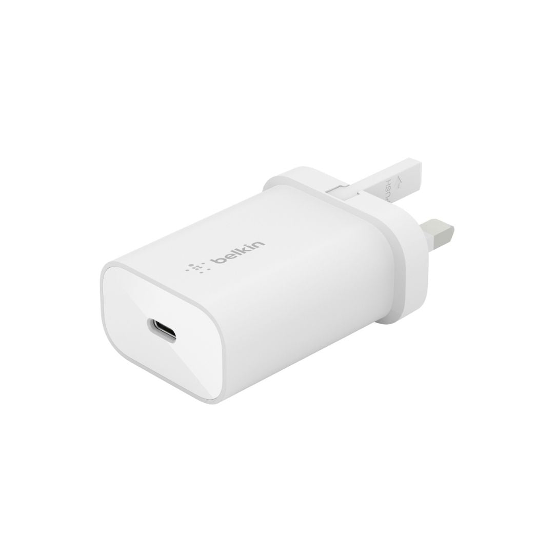Belkin BoostCharge USB-C PD 3.0 PPS Wall Charger 25W - White - Refurbished