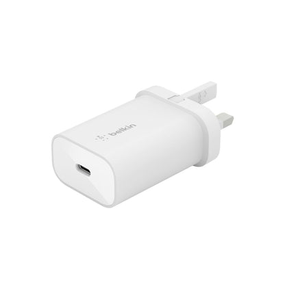 Belkin BoostCharge USB-C PD 3.0 PPS Wall Charger 25W - White - Refurbished