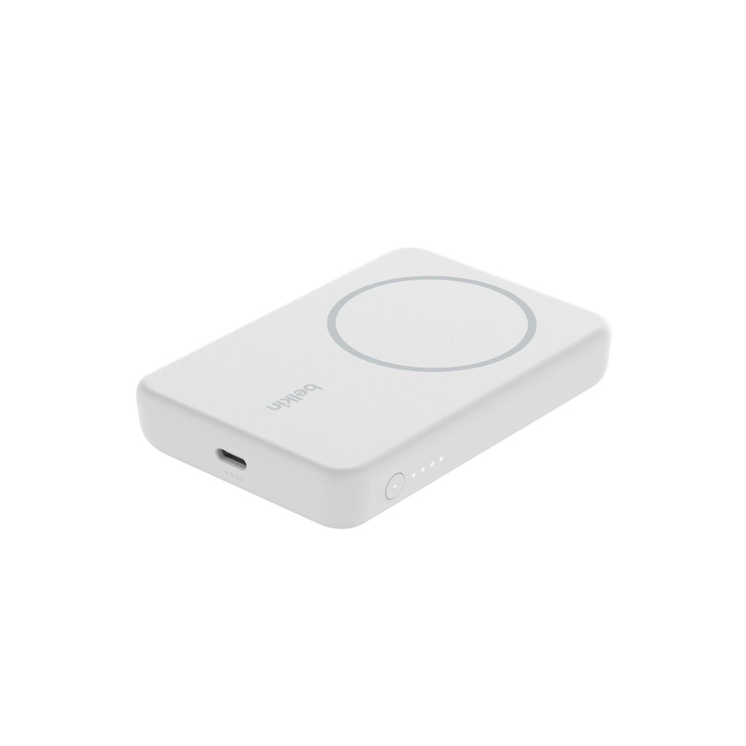 Belkin BOOST CHARGE Magnetic Wireless Powerbank - 5000mAh - White - Refurbished